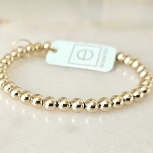 ⚡️classic gold 5mm bead bracelet⚡️
